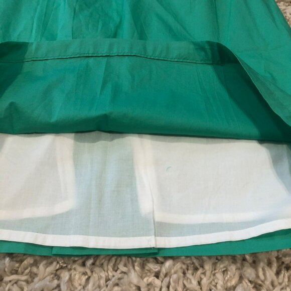 LL Bean Seacoast Glen Green Skirt Sz 6 NWT Lined Pockets Side Zip - Picture 6 of 8